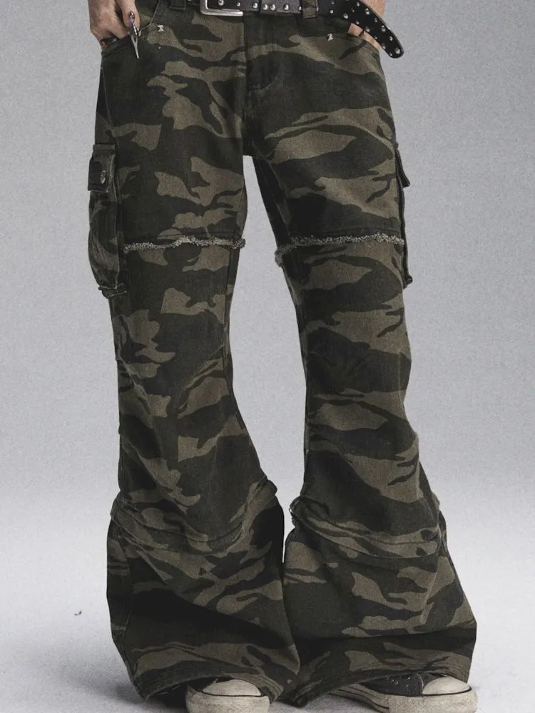 Loose Casual Low Waist Camouflage Denim【s0000007902】