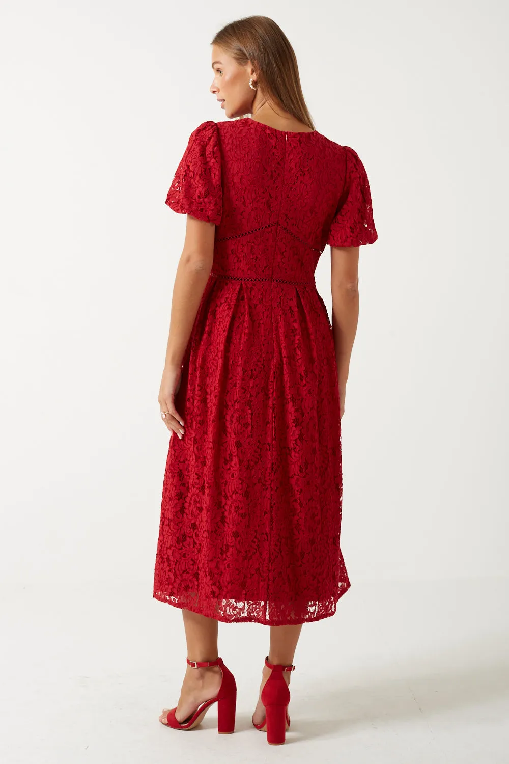 Marc Angelo Lace Midi Dress