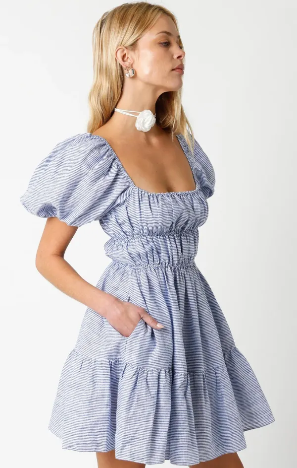 Maren Linen Mini Dress