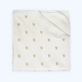 Organic Cotton Baby Blanket - Chevrons