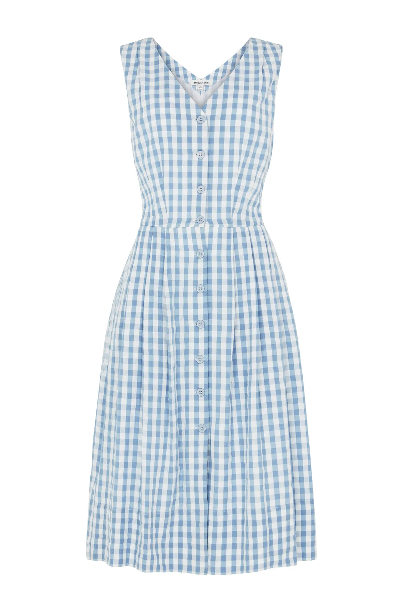 Scarlett India Blue Check Dress