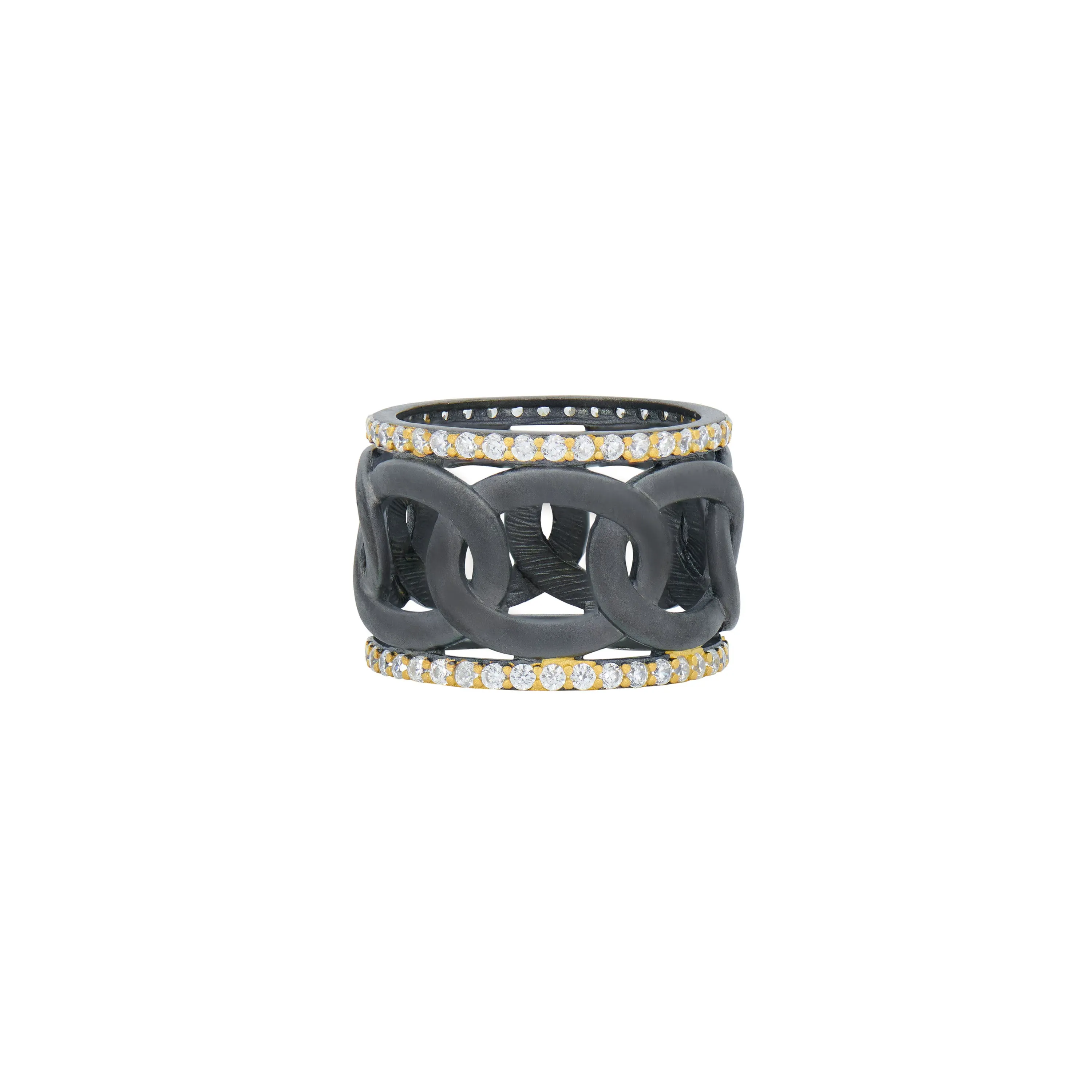 Signature Grit Chain Link Cigar Band Ring