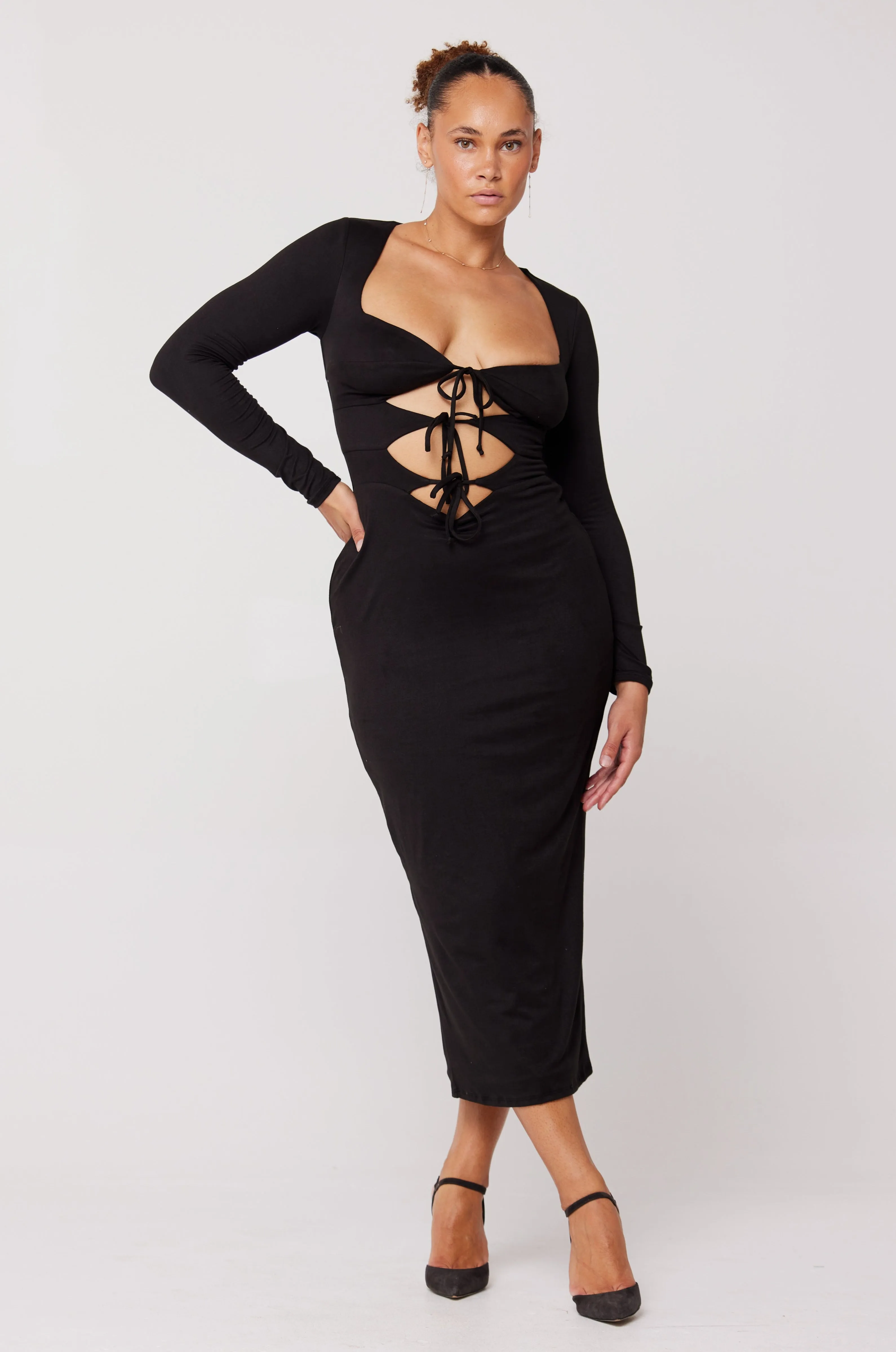 Simone Dress in Black