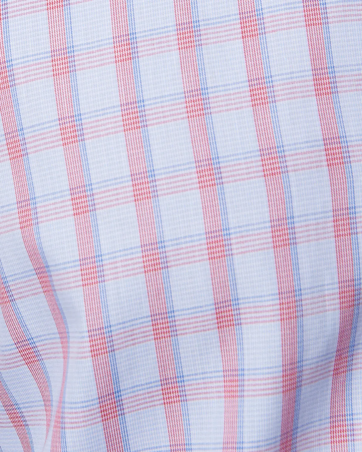 Somelos Checked Shirt - Light Blue & Red