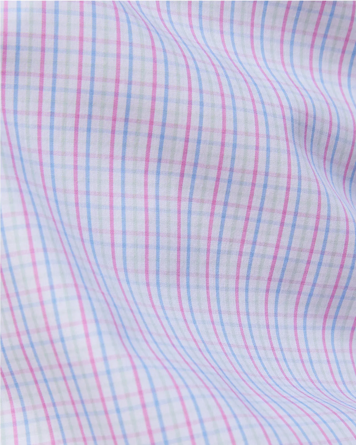 Somelos Twill Checked Shirt - Pink & Blue